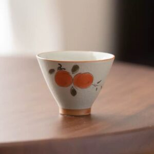 Elegant Pattern Ceramic Tea Cup - Traditional Artistic Drinking Vessel - Image 2