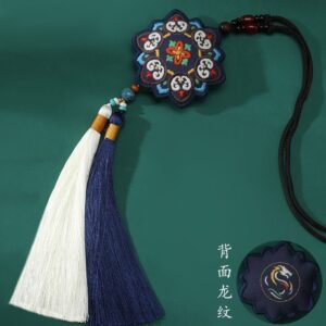 Ancient - Style Embroidered Mugwort Sachet DIY Kit with Detailed Tutorial - Image 4