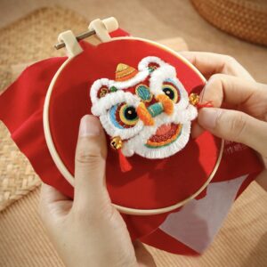 Chinese Traditional Lion - Dance - Inspired Aromatherapy Sachet DIY Kit - Image 4
