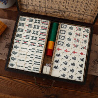 Traditional Chinese - themed Vintage Mahjong Sets