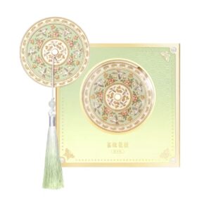 Exquisite Portable Makeup Mirror - Round with Sparrow Patterns