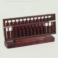 Handcrafted Rosewood Chinese Abacus Art