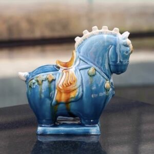 Tang Tri - Color Cute Horse Figurines: Traditional Art for Decor & Gift - Image 2