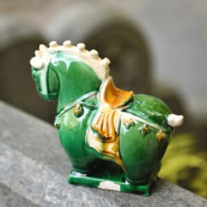 Tang Tri - Color Cute Horse Figurines: Traditional Art for Decor & Gift - Image 4