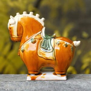 Tang Tri - Color Cute Horse Figurines: Traditional Art for Decor & Gift - Image 6