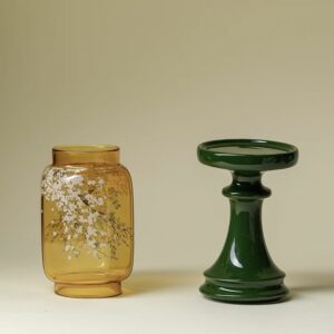 Oriental Aesthetic Pear Blossom - Color Ming - Qing Style Candle Holder - Image 5