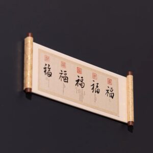Chinese Antique - Inspired Scroll - Shaped Refrigerator Magnets - Image 2
