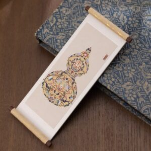 Chinese Antique - Inspired Scroll - Shaped Refrigerator Magnets - Image 5