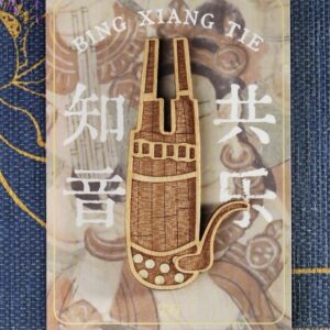 Dunhuang Musical Instrument Wooden Refrigerator Magnets - Image 6