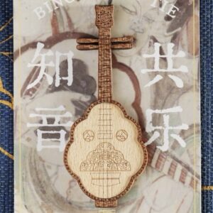 Dunhuang Musical Instrument Wooden Refrigerator Magnets - Image 7