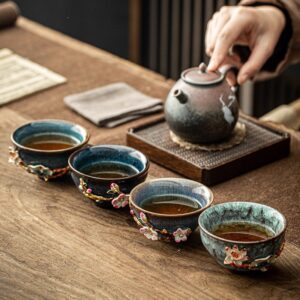 Enamel Kiln - Changed Tea Bowl: Artistic Ceramic Teacup - Image 3