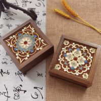 DIY Cloisonné - Inlaid Wood Jewelry Box Kit