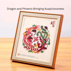 Chinese Style Shadow Puppetry Glass Frame Ornament - Image 2