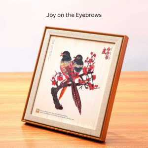 Chinese Style Shadow Puppetry Glass Frame Ornament - Image 5