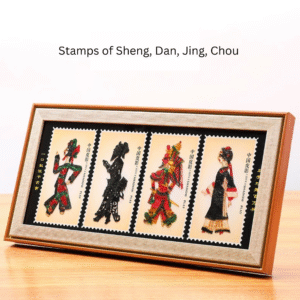 Chinese Style Shadow Puppetry Glass Frame Ornament - Image 7