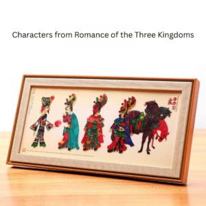 Chinese Style Shadow Puppetry Glass Frame Ornament - Image 8