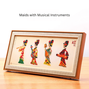 Chinese Style Shadow Puppetry Glass Frame Ornament - Image 9